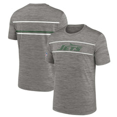 New York Jets Legacy Sideline Performance T-Shirt Heather Charcoal - Nike