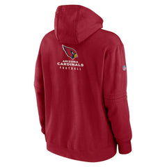 Arizona Cardinals Sideline Club Fleece Pullover Hoodie Cardinal - Nike