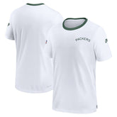 Green Bay Packers Men's Sideline Coaches Alternate Performance T-Shirt White - Nike