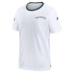 Green Bay Packers Men's Sideline Coaches Alternate Performance T-Shirt White - Nike