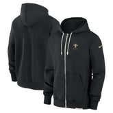 New Orleans Saints Sideline Performance Full-Zip Hoodie Jacket Black - Nike