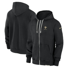New Orleans Saints Sideline Performance Full-Zip Hoodie Jacket Black - Nike