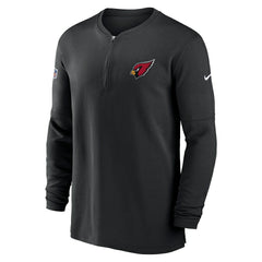Arizona Cardinals 2023 Sideline Performance Long Sleeve Tri-Blend Quarter-Zip Top Black - Nike