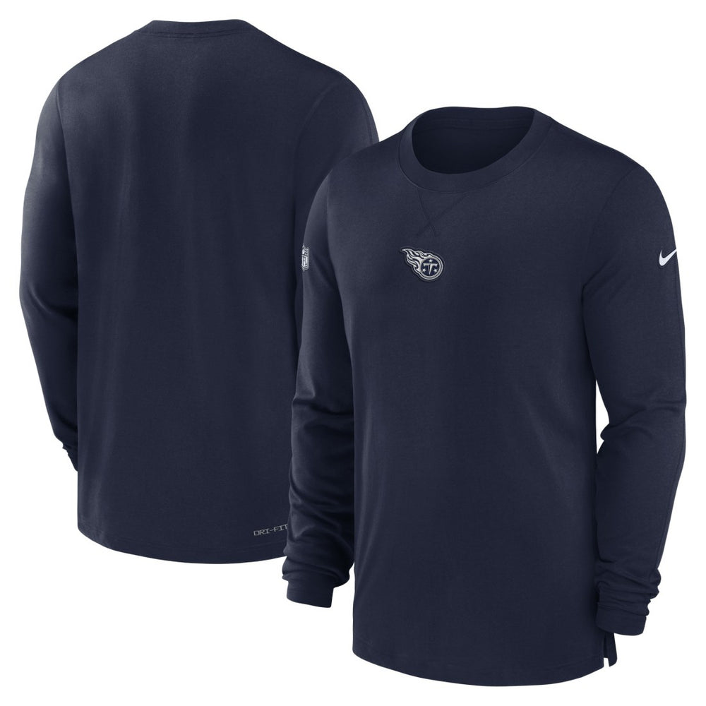 Tennessee Titans 2023 Sideline Performance Long Sleeve T-Shirt Navy - Nike
