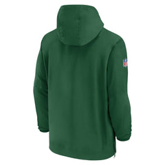 New York Jets Sideline Half-Zip Hoodie Green - Nike