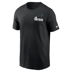 Carolina Panthers Blitz Essential T-Shirt Black - Nike