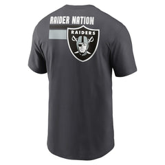 Las Vegas Raiders Blitz Essential T-Shirt Anthracite - Nike