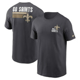 New Orleans Saints Blitz Essential T-Shirt Anthracite - Nike