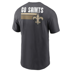 New Orleans Saints Blitz Essential T-Shirt Anthracite - Nike