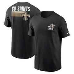New Orleans Saints Blitz Essential T-Shirt Black - Nike