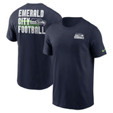 Seattle Seahawks Blitz Essential T-Shirt College Navy - Nike