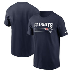 New England Patriots Division Essential T-Shirt Navy - Nike