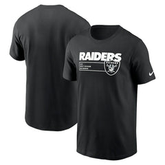 Las Vegas Raiders Division Essential T-Shirt Black - Nike