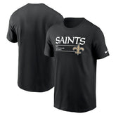 New Orleans Saints Division Essential T-Shirt Black - Nike