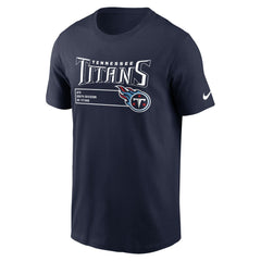 Tennessee Titans Division Essential T-Shirt Navy - Nike