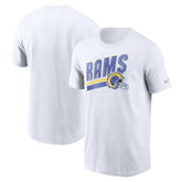 Los Angeles Rams Essential Blitz Lockup T-Shirt White - Nike