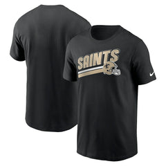 New Orleans Saints Essential Blitz Lockup T-Shirt Black - Nike