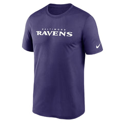 Baltimore Ravens Legend Wordmark Performance T-Shirt Purple - Nike