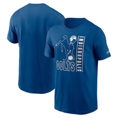 Indianapolis Colts Lockup Essential T-Shirt Royal - Nike