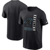 Carolina Panthers Lockup Essential T-Shirt Black - Nike