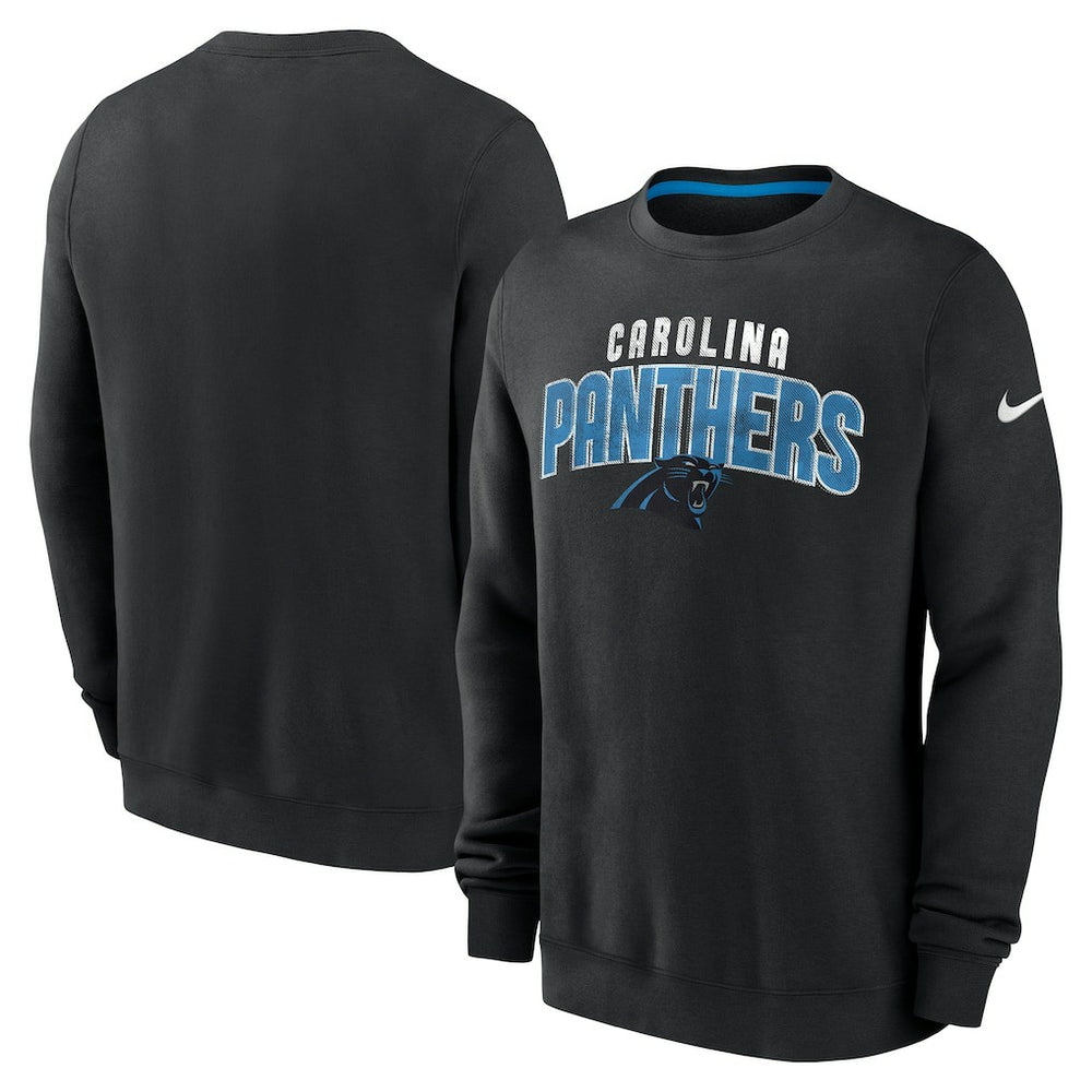 Carolina Panthers Rewind Club Pullover Sweatshirt Black - Nike