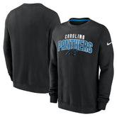 Carolina Panthers Rewind Club Pullover Sweatshirt Black - Nike
