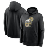 New Orleans Saints Rewind Club Pullover Hoodie Black - Nike