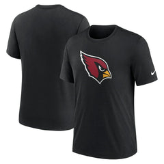 Arizona Cardinals Rewind Logo Tri-Blend T-Shirt Black - Nike