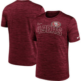 San Francisco 49ers Velocity Arch Performance T-Shirt Scarlet - Nike