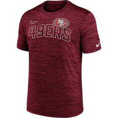 San Francisco 49ers Velocity Arch Performance T-Shirt Scarlet - Nike