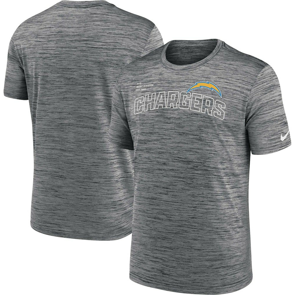 Los Angeles Chargers Velocity Arch Performance T-Shirt Anthracite - Nike