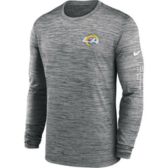Los Angeles Rams Velocity Long Sleeve T-Shirt Anthracite - Nike