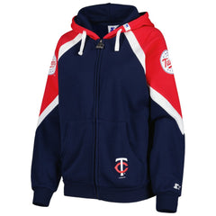 Minnesota Twins Starter Women's Hail Mary Full-Zip Hoodie Lifestyle