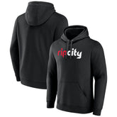 NBA - Portland Trail Blazers Alternate Logo Pullover Hoodie - Black
