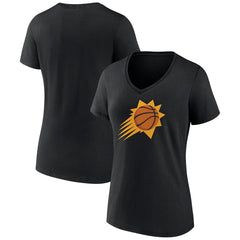 NBA - Phoenix Suns Women's Alternate Logo V-Neck T-Shirt - Black