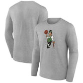 NBA - Boston Celtics Alternate Logo Long Sleeve T-Shirt - Gray