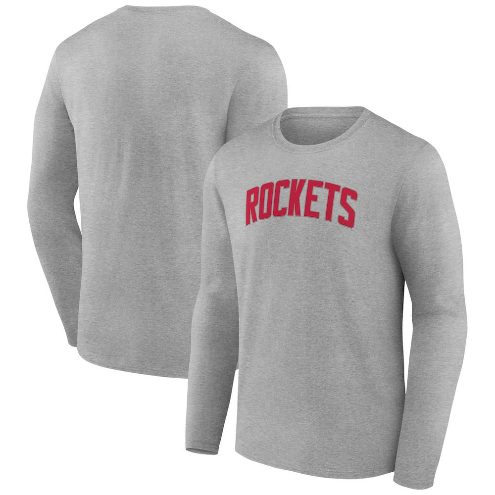 NBA - Houston Rockets Alternate Logo Long Sleeve T-Shirt - Gray