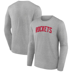 NBA - Houston Rockets Alternate Logo Long Sleeve T-Shirt - Gray