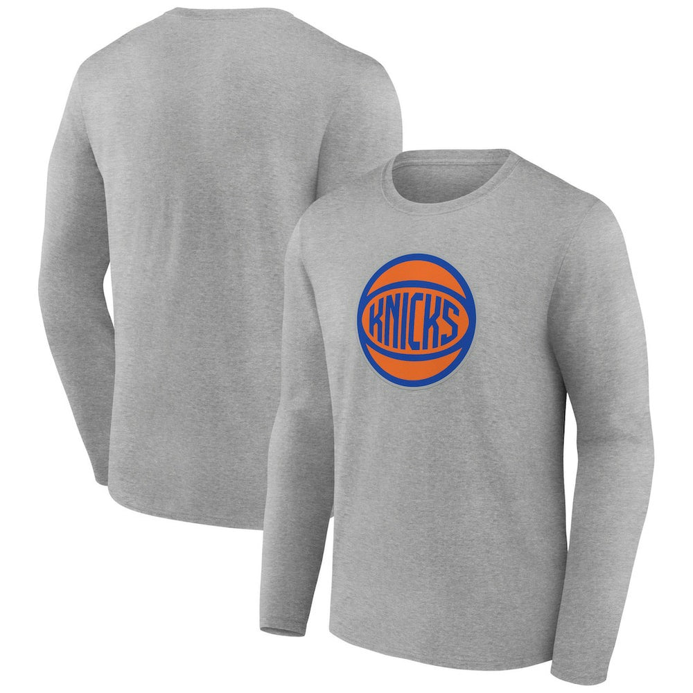 NBA - New York Knicks Alternate Logo Long Sleeve T-Shirt - Gray