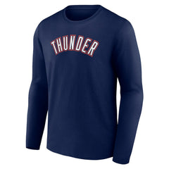 NBA - Oklahoma City Thunder Alternate Logo Long Sleeve T-Shirt - Navy