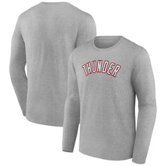 NBA - Oklahoma City Thunder Alternate Logo Long Sleeve T-Shirt - Gray