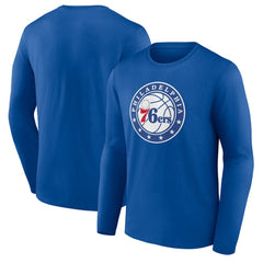 NBA - Philadelphia 76ers Alternate Logo Long Sleeve T-Shirt - Royal
