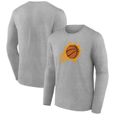 NBA - Phoenix Suns Alternate Logo Long Sleeve T-Shirt - Gray
