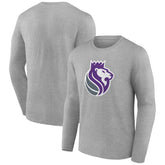 NBA - Sacramento Kings Alternate Logo Long Sleeve T-Shirt - Gray