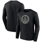 NBA - San Antonio Spurs Alternate Logo Long Sleeve T-Shirt - Black
