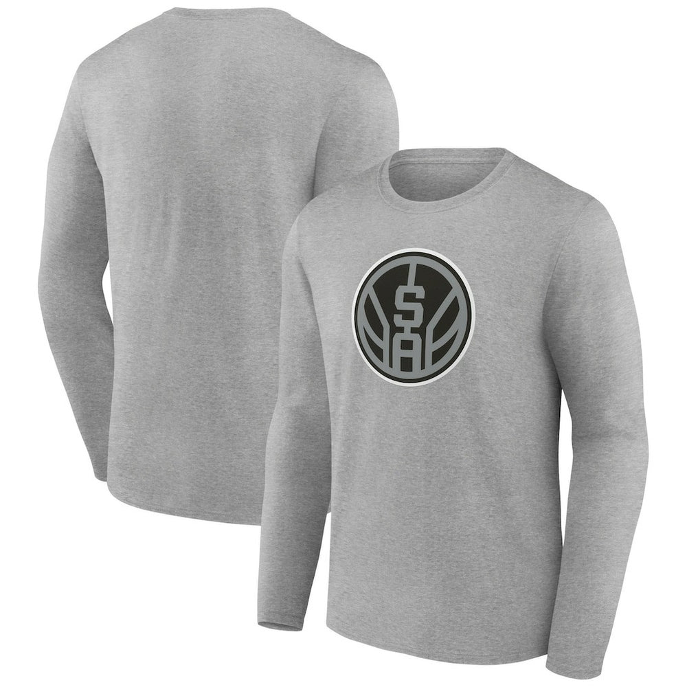NBA - San Antonio Spurs Alternate Logo Long Sleeve T-Shirt - Gray