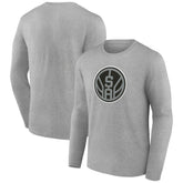 NBA - San Antonio Spurs Alternate Logo Long Sleeve T-Shirt - Gray