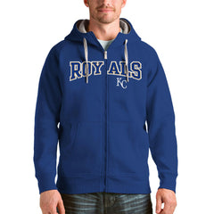 Kansas City Royals Antigua Team Logo Victory Full-Zip Hoodie Sale