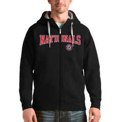 Washington Nationals Antigua Team Logo Victory Full-Zip Hoodie Clearance