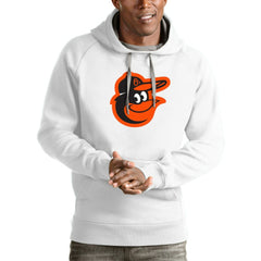 Baltimore Orioles Antigua Victory Pullover Team Logo Hoodie On Sale
